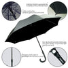 THINKA Black Pongee Umbrella