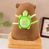 Capybara Stuffed Toy with Blanket (Turtle - 30cm)