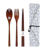 Japanese Wooden Cutlery Set