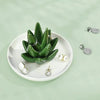 Aloe-shaped Ceramic Ring Holder