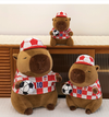 Capybara Stuffed Toy (Red Jersey)
