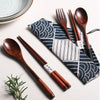 Japanese Wooden Cutlery Set