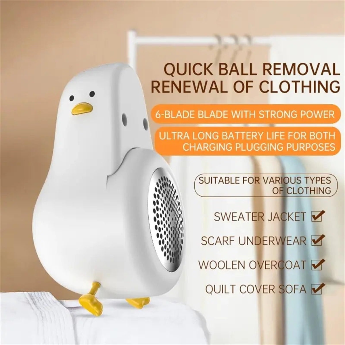 White Duck Lint Remover – THINKA CANADA