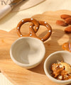 Ceramic Sauce Dish (Pretzel)