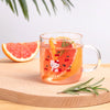 Hello Kitty cherry glass mug