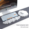 Cloud-shape Wrist Rest for Keyboard and Mouse Pad