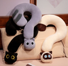 Question Mark Cat Neck Pillow