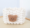 Cotton Yarn Bear Storage Basket