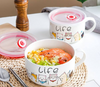 Ramen Bowl with Lid (Cats Life)