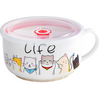 Ramen Bowl with Lid (Cats Life)