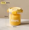 Yellow Piggy Sealed Storage Jar