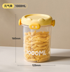 Yellow Piggy Sealed Storage Jar