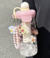 XCUP Glass Tumbler with Straw