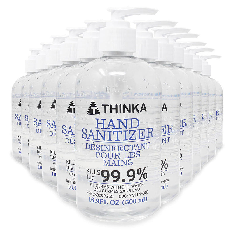 Thinka Hand Sanitizer 500ml (Gel)- USP Grade - ASTM E2315 Lab test Approved.