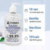 Thinka Hand Sanitizer 500ml (Gel)- USP Grade - ASTM E2315 Lab test Approved.